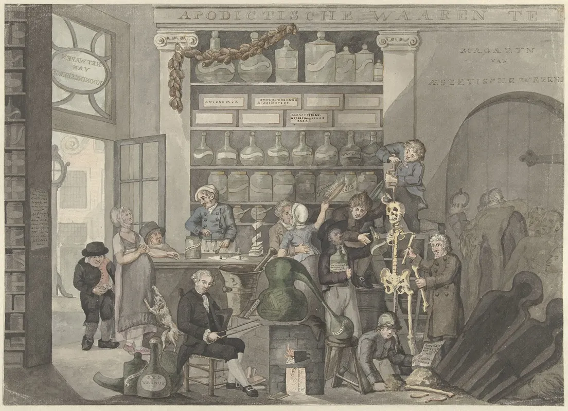 Apodictische Waaren Allegorie Op De Filosofie Van Kant Wall Art by Jacob Smies - High-Resolution Digital Print