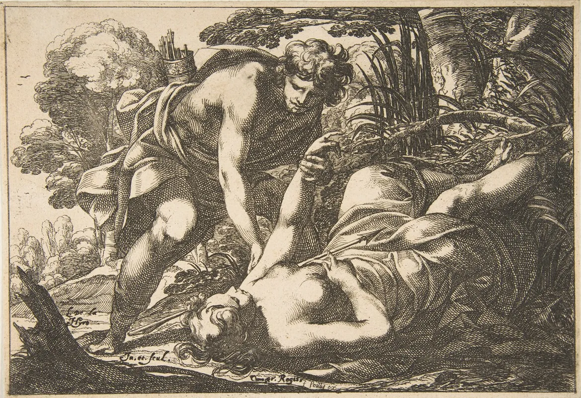 Apollo And Clytie Wall Art by Francois de Poilly - High-Resolution Digital Print