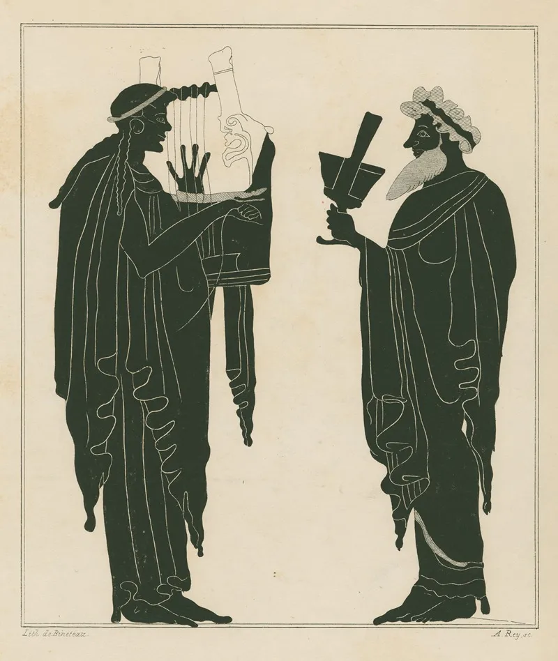 Apollo And Dionysus Wall Art by A. Rey - High-Resolution Digital Print