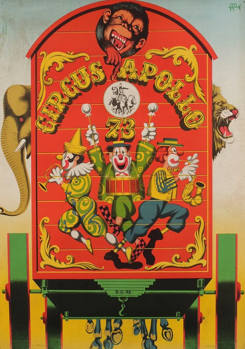 Apollo Circus 73 Wall Art by Sándor Benkő - High-Resolution Digital Print
