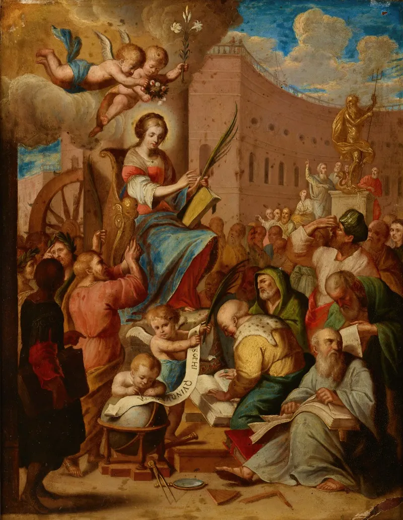 Apotheosis Of Saint Catherine