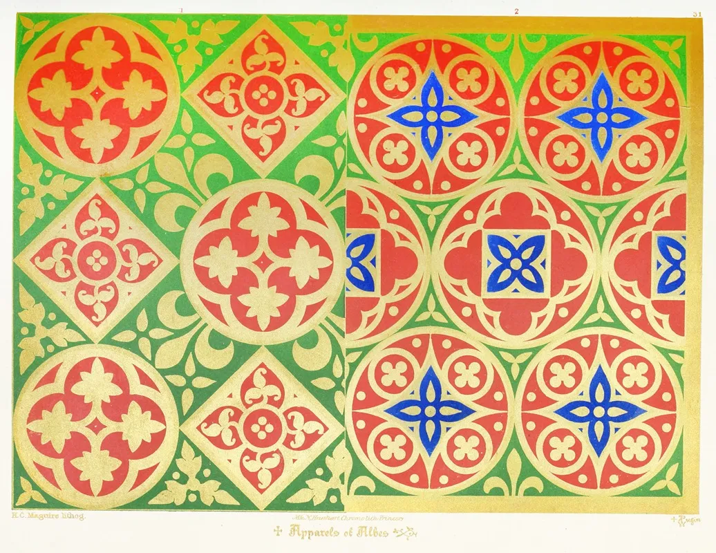Apparels For Albes 2 Wall Art by Augustus Pugin - High-Resolution Digital Print