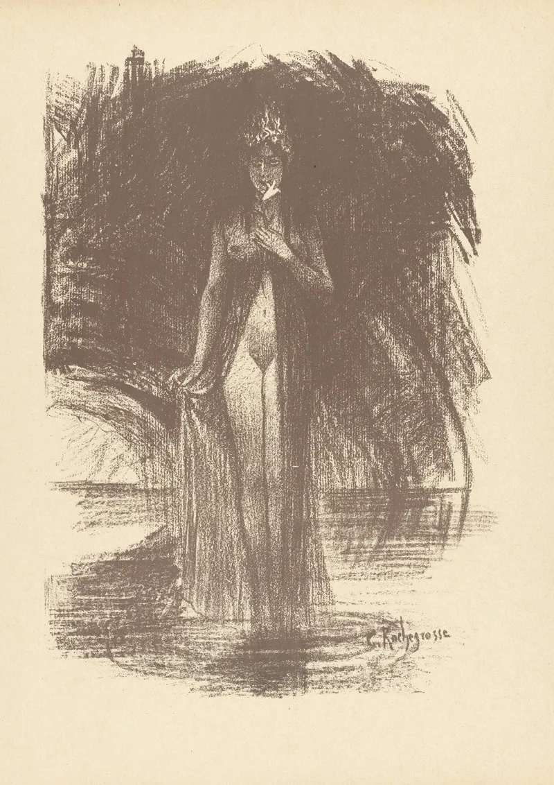 Apparition 6 Wall Art by Georges Rochegrosse - High-Resolution Digital Print