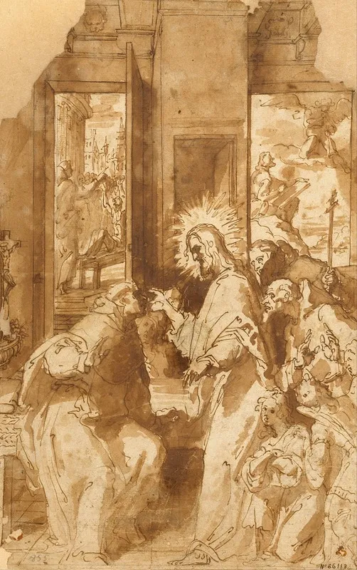 Apparition Of Christ To Saint Vincent Ferrer