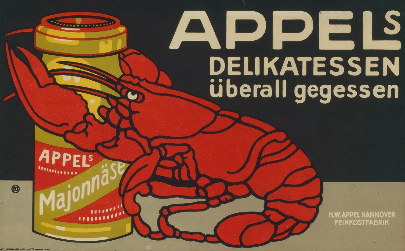 Appels Delikatessen Uberall Gegessen Wall Art by Änne Koken - High-Resolution Digital Print
