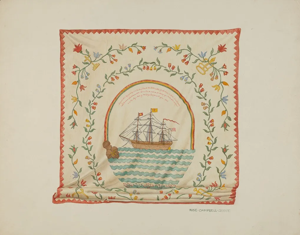 Applique Bedspread 3