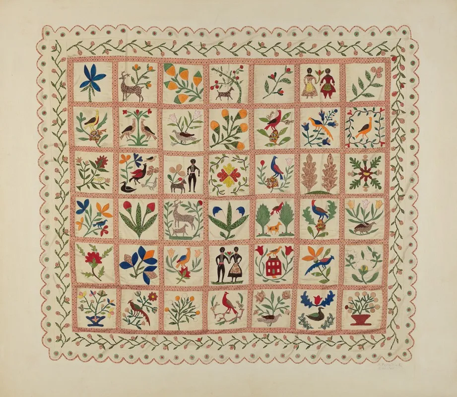 Applique Bedspread