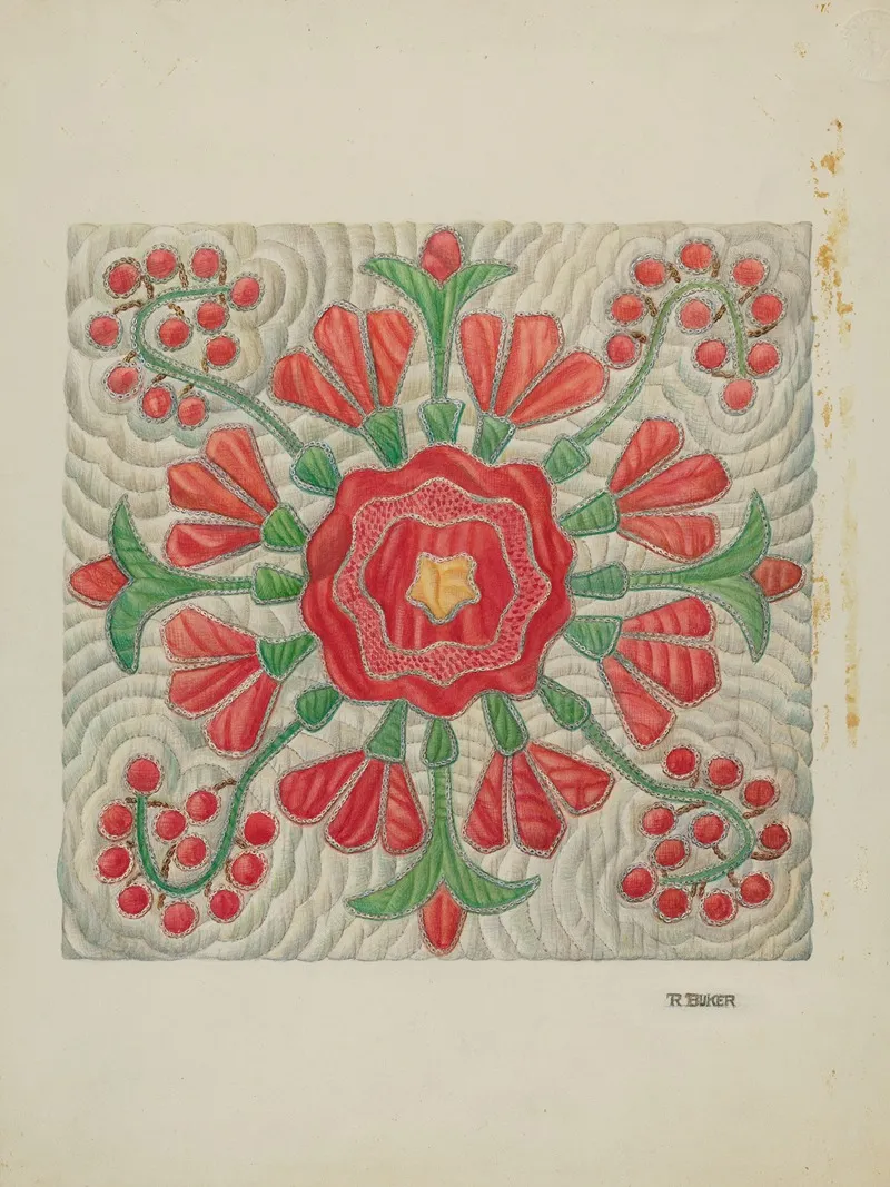 Applique Quilt 24