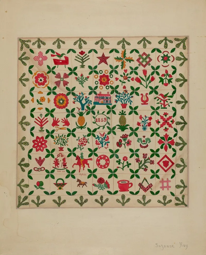 Applique Quilt 28