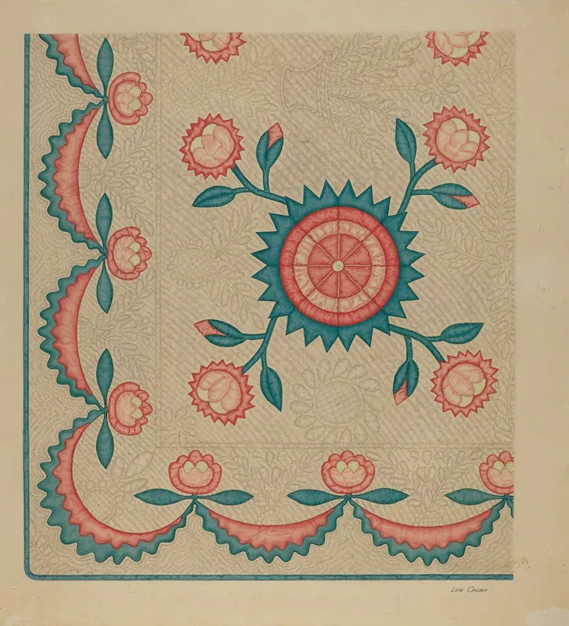 Appliqued Quilt 2