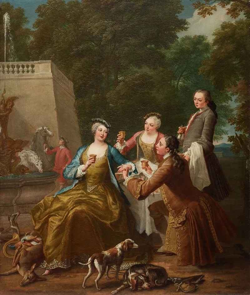 Apres La Chasse Wall Art by Pierre Dulin - High-Resolution Digital Print