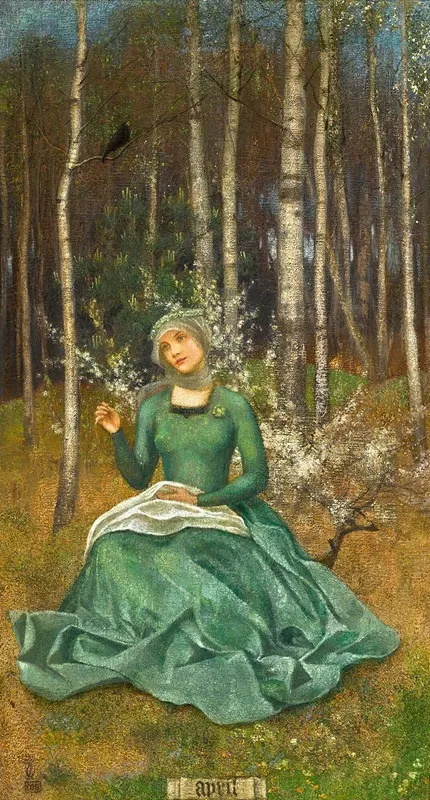 April 3 Wall Art by Marianne Stokes - High-Resolution Digital Print