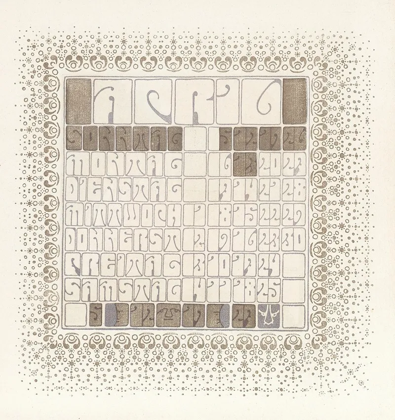 April 8 Wall Art by Alfred Roller - High-Resolution Digital Print