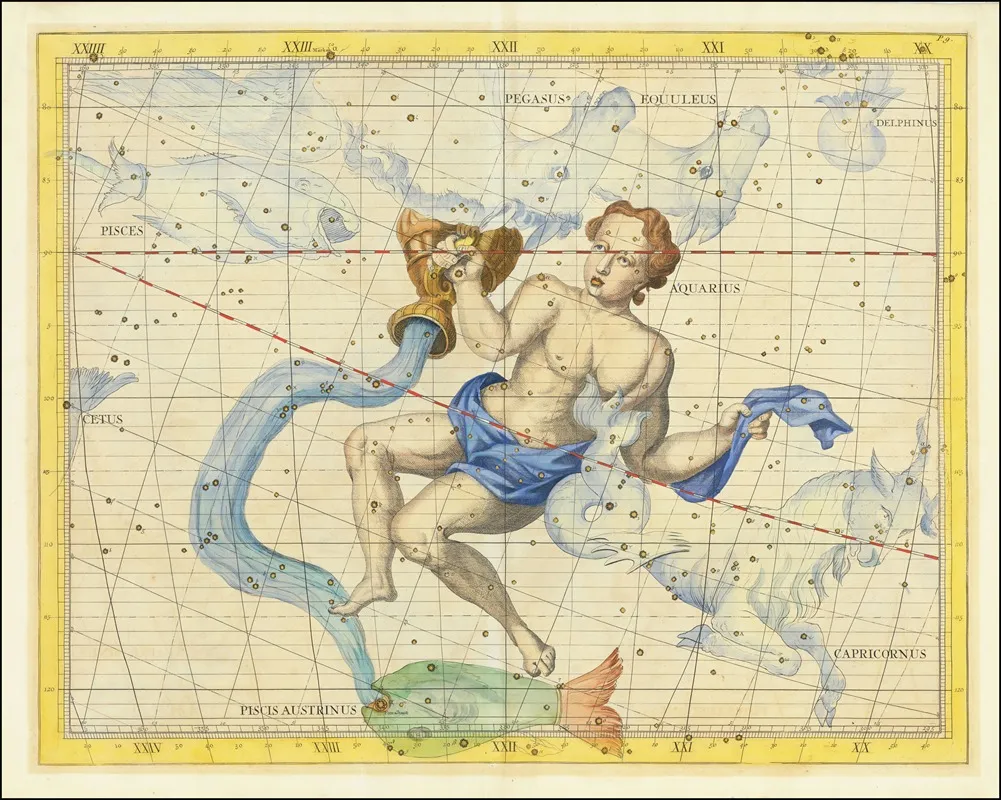 Aquarius 4 Wall Art by John Flamsteed - High-Resolution Digital Print