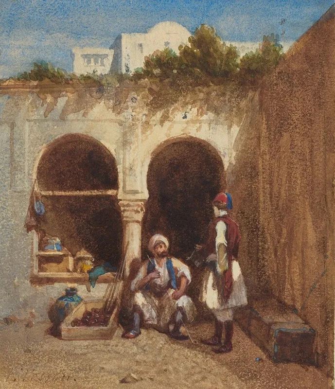 Arab Market Wall Art by Louis Tesson - High-Resolution Digital Print
