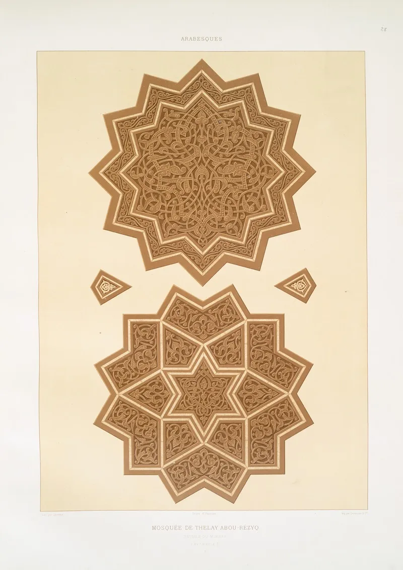 Arabesques Mosquee De Thelay Abou Rezyq Details Du Mimbar Xve Siecle 2