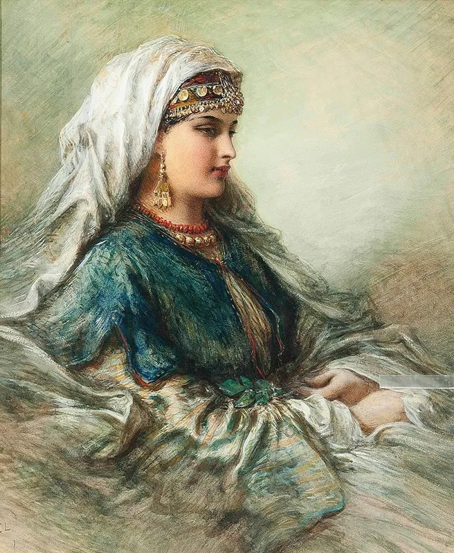 Arabian Beauty Wall Art by Egron Lundgren - High-Resolution Digital Print