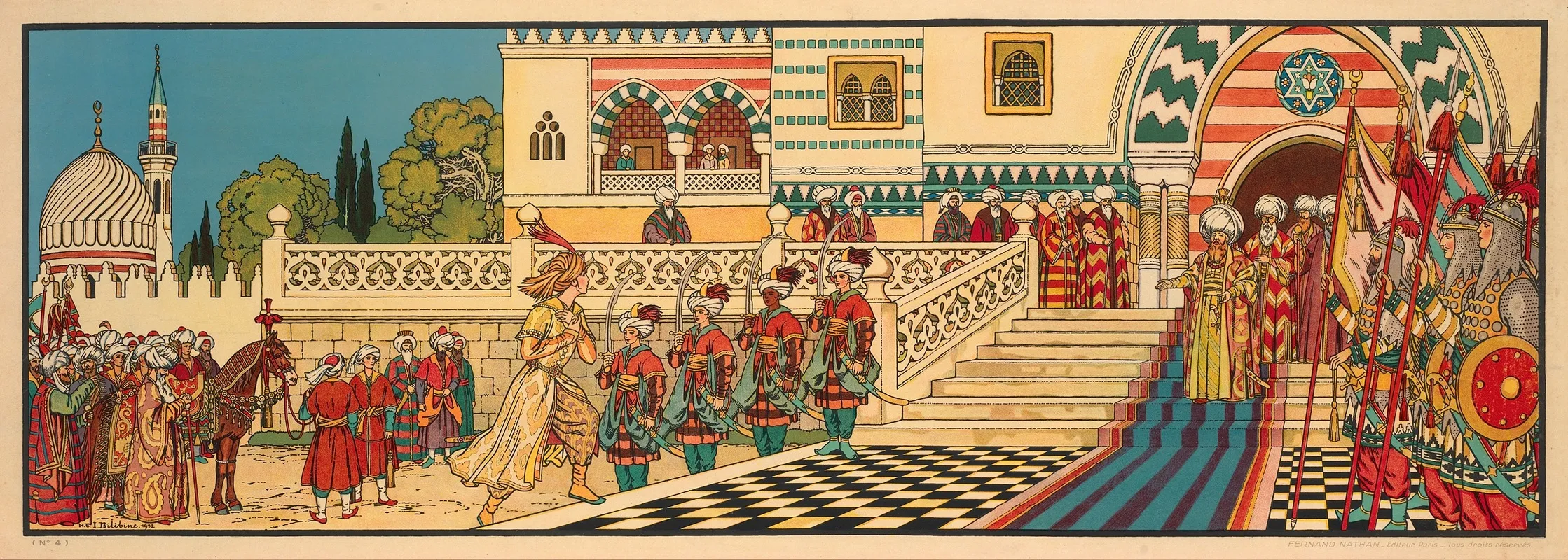 Arabian Nights 3 Wall Art by Ivan Bilibin - High-Resolution Digital Print