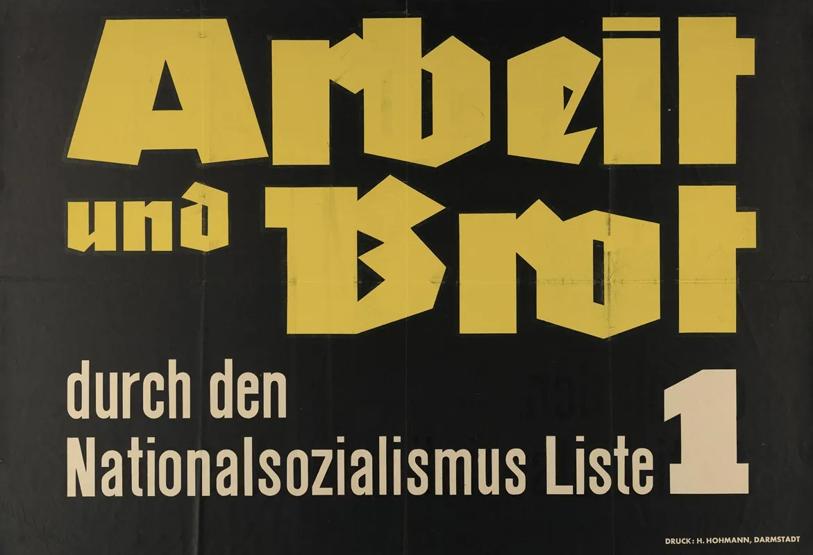 Arbeit Und Brot Durch Den Nationalsozialismus Liste 1