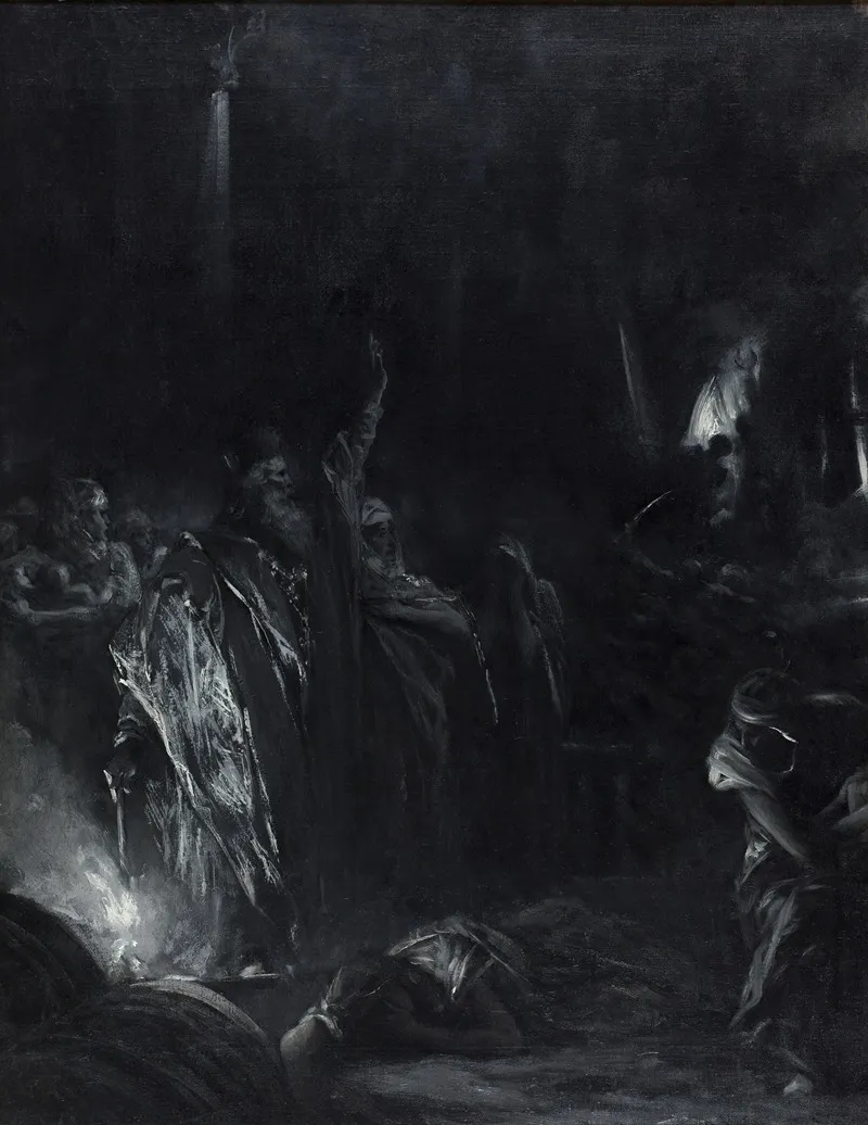 Arcadion Wall Art by Jean-Joseph-Benjamin Constant - High-Resolution Digital Print