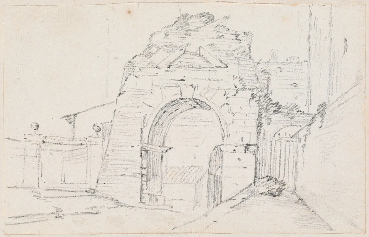 Arch Of Drusus Near The Appian Way