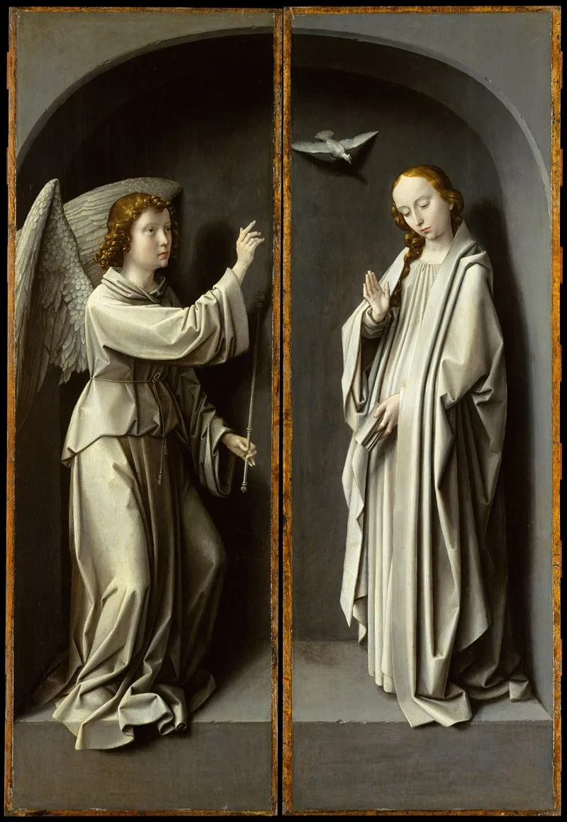 Archangel Gabriel The Virgin Annunciate