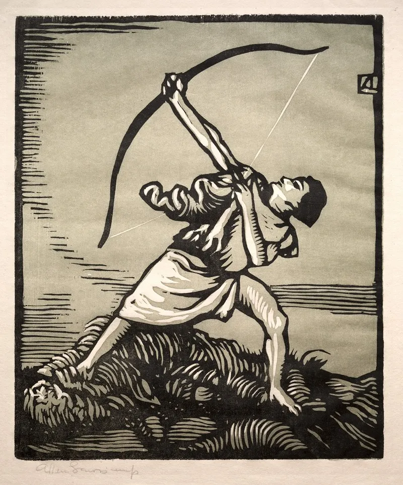 Archer 3 Wall Art by Arthur Allen Lewis - High-Resolution Digital Print