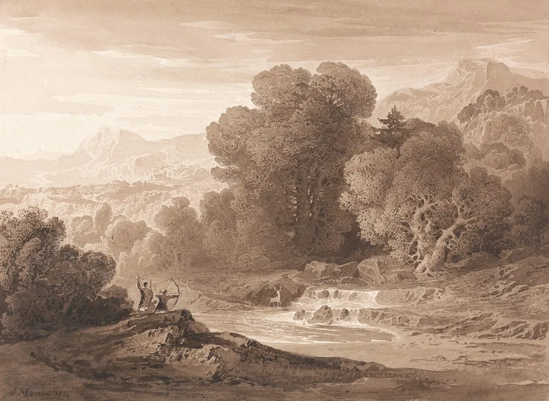 Archers Stalking A Stag