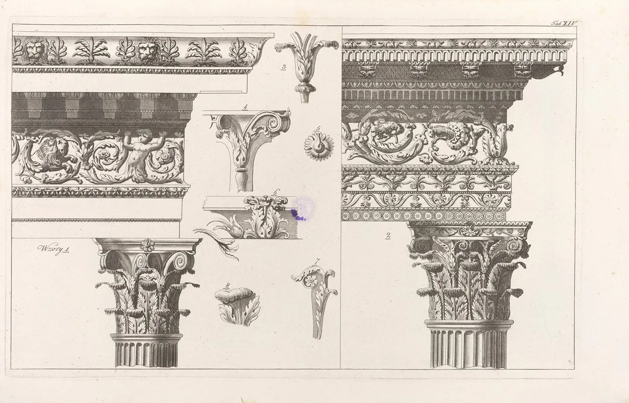 Architektura Obeymuiaca Wszelki Gatunek Murowania I Budowania Pl 014 Wall Art by Sebastian Sierakowski - High-Resolution Digital Print