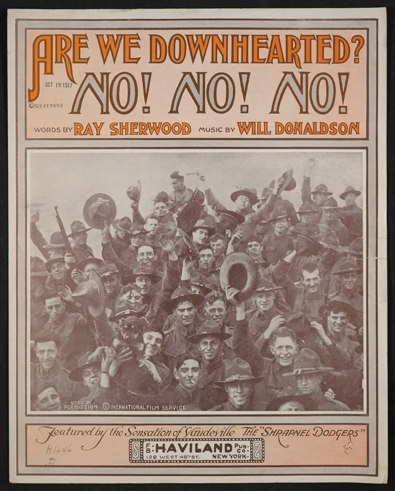 Are We Downhearted No No No Wall Art by Anonymous - High-Resolution Digital Print