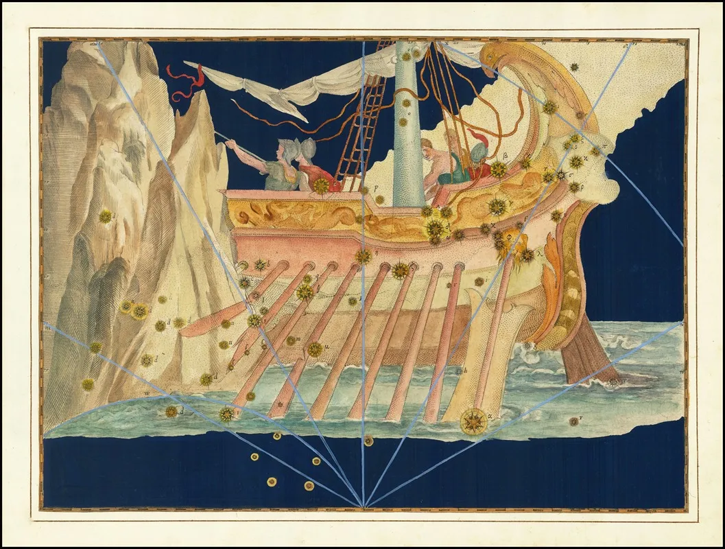 Argo Navis 2 Wall Art by Johann Bayer - High-Resolution Digital Print
