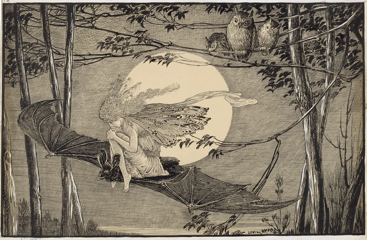 Ariel On A Bats Back I Do Fly There I Couch When Owls Do Cry