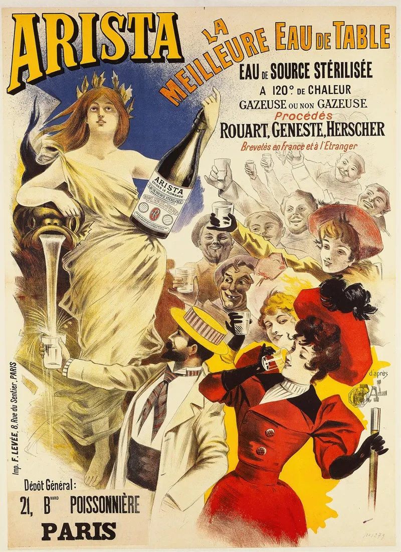 Arista La Meilleure Eau De Table Wall Art by Pal (Jean de Paleologue) - High-Resolution Digital Print