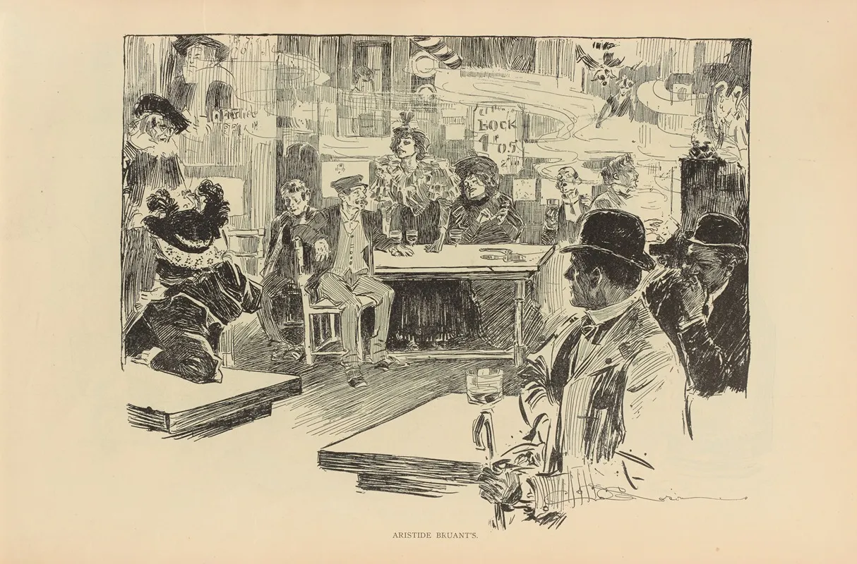 Aristide Bruants 2 Wall Art by Charles Dana Gibson - High-Resolution Digital Print