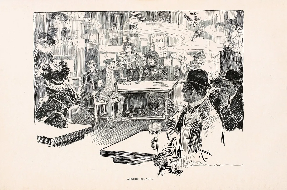 Aristide Bruants Wall Art by Charles Dana Gibson - High-Resolution Digital Print
