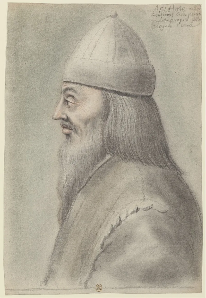Aristote De Profil A Gauche Wall Art by Nicolas Lagneau - High-Resolution Digital Print