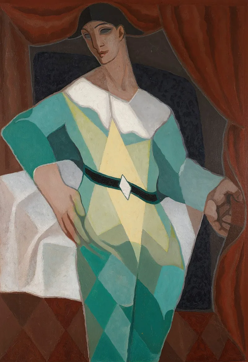 Arlequin 2 Wall Art by Juan Gris - High-Resolution Digital Print