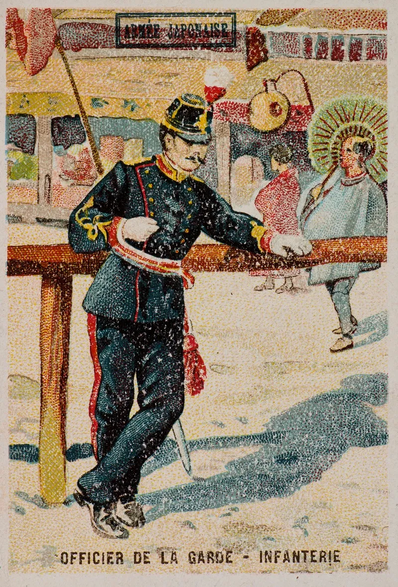 Armee Japonaise Officier De La Garde Infanterie Wall Art by Gustave Black - High-Resolution Digital Print