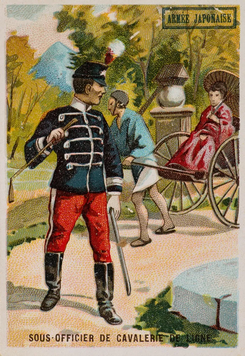Armee Japonaise Sous Officier De Cavalerie De Ligne Wall Art by Gustave Black - High-Resolution Digital Print
