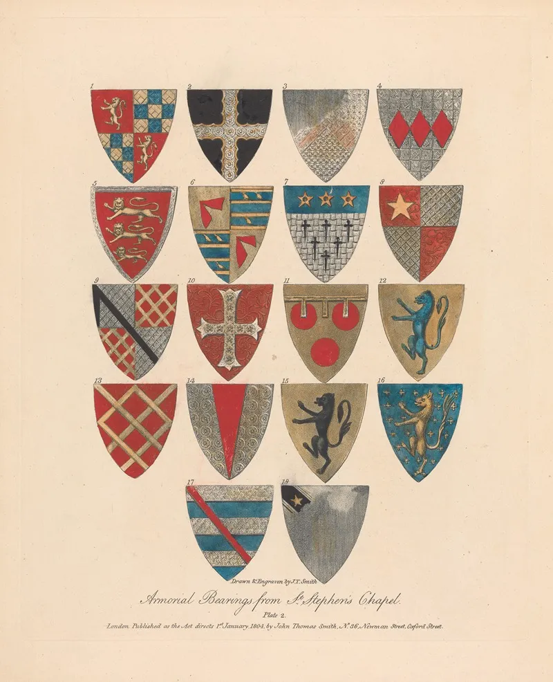 Armorial Bearings From St Stephens Chapel