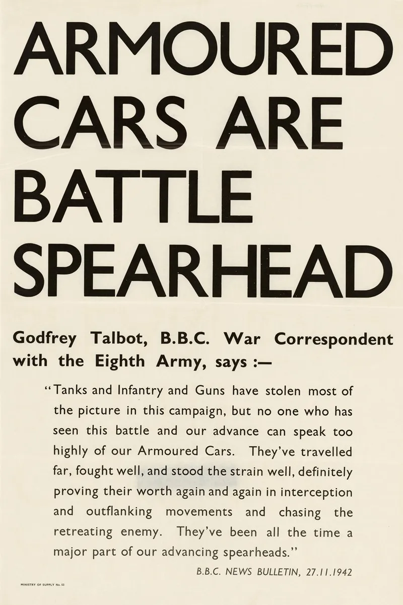Armoured Cars Are Battle Spearhead