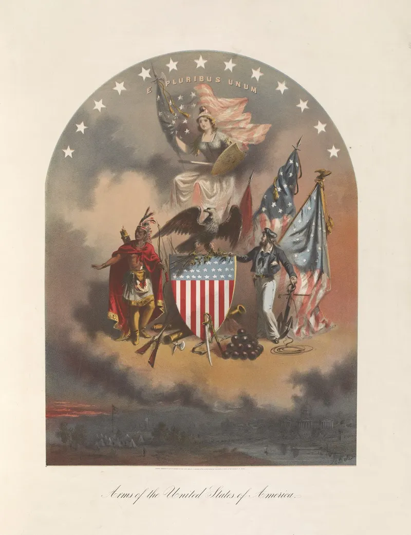 Arms Of The United States Of America Wall Art by Joseph E. Baker - High-Resolution Digital Print