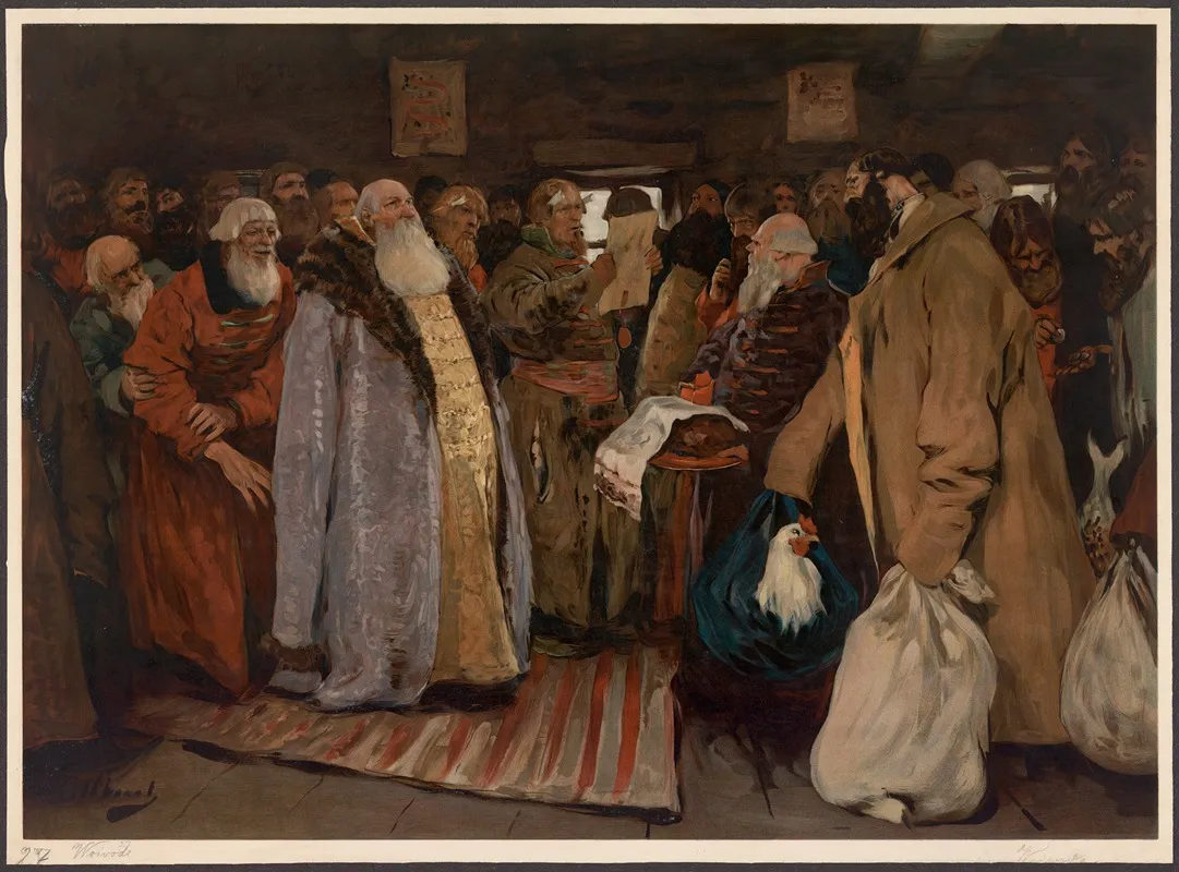 Arrival Of A Voivode Wall Art by Sergey Ivanov - High-Resolution Digital Print