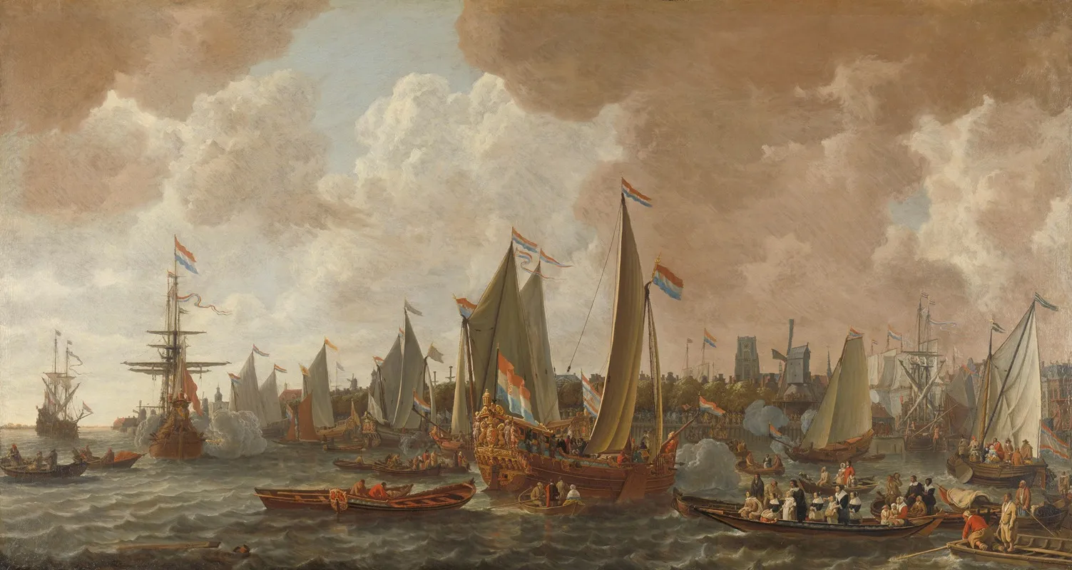 Arrival Of Charles Ii King Of England In Rotterdam 24 May 1660