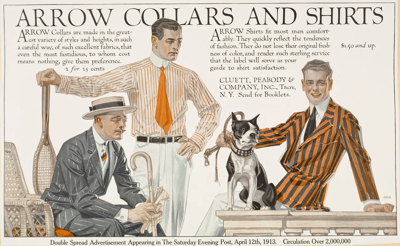 Arrow Collars Shirts Saturday Evening Post