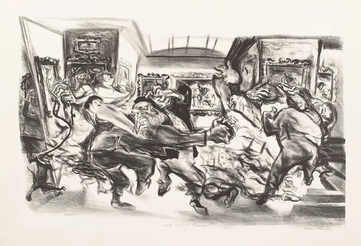 Art Colony Preview Wall Art by Nan Lurie - High-Resolution Digital Print