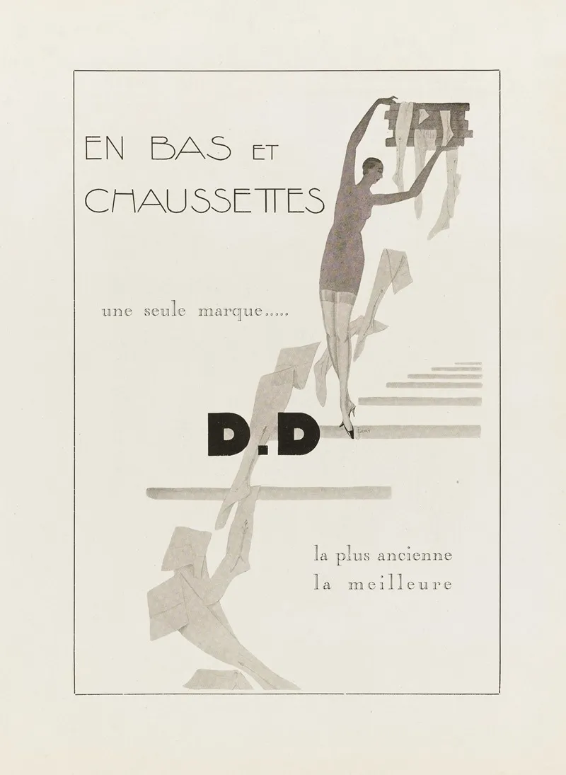Art Gout Beaute En Bas Et Chaussettes Wall Art by J. Dory - High-Resolution Digital Print