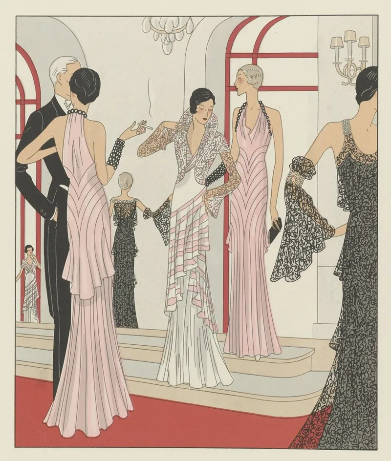Art Gout Beaute Feuillets De L Elegance Feminine Juin 1932 No 142 12e Annee P 22 Wall Art by H. Rouit - High-Resolution Digital Print