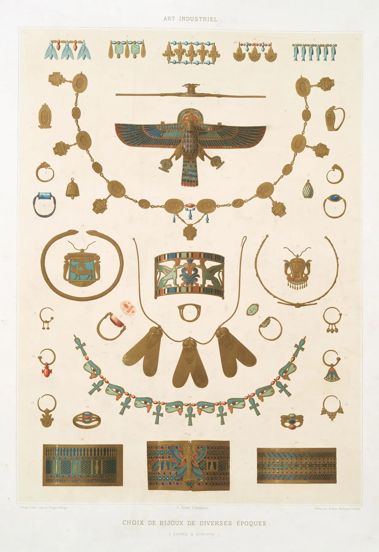 Art Industriel Choix De Bijoux De Diverses Epoques Egypte Ethiopie
