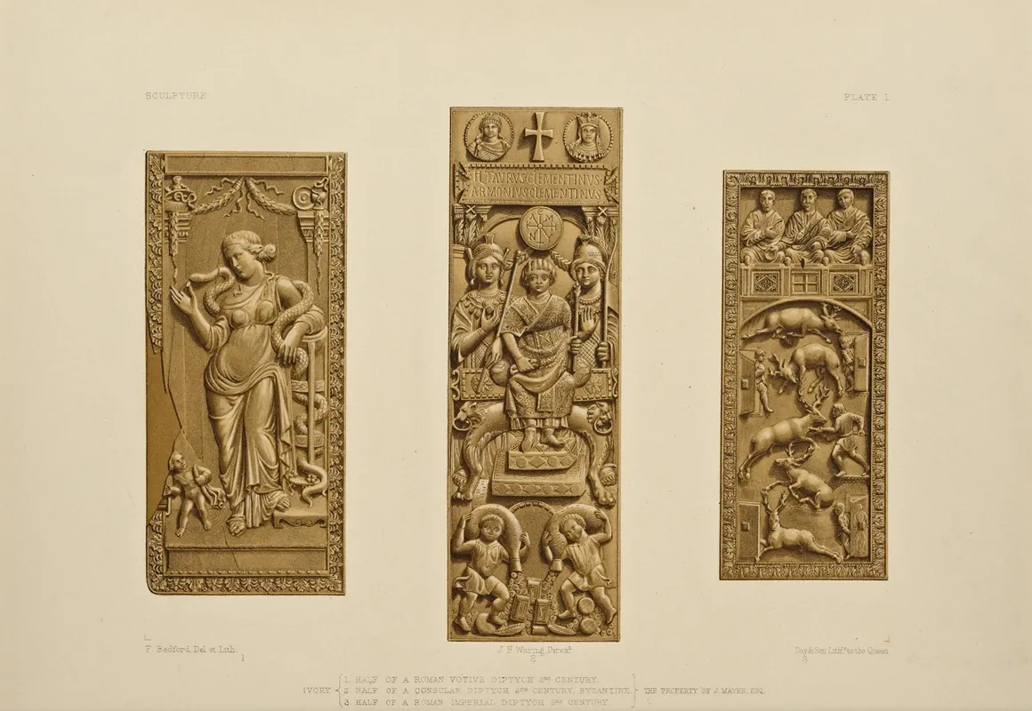 Art Treasures Of The United Kingdom Pl 02 Wall Art by Robert Dudley - High-Resolution Digital Print